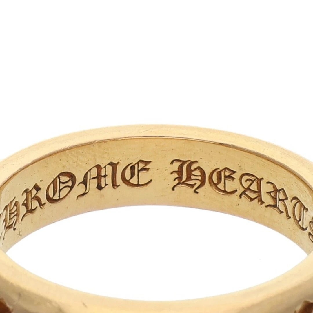 CHROME HEARTS NEGATIVE CH PLUS GOLD RING - 3
