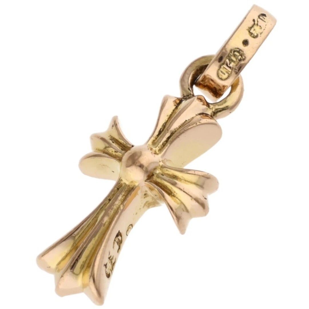 CHROME HEARTS CRS BBYFAT BABY FAT CHARM GOLD NECKLACE TOP: Chrome Hearts CRS BBYFAT Baby Fat Charm Gold Necklace Top Brand: Chrome Hearts Type/Style: Necklace Material: 22K Yellow Gold Color: YG Size: vertical 2.4cm Accessories: None Accessories N