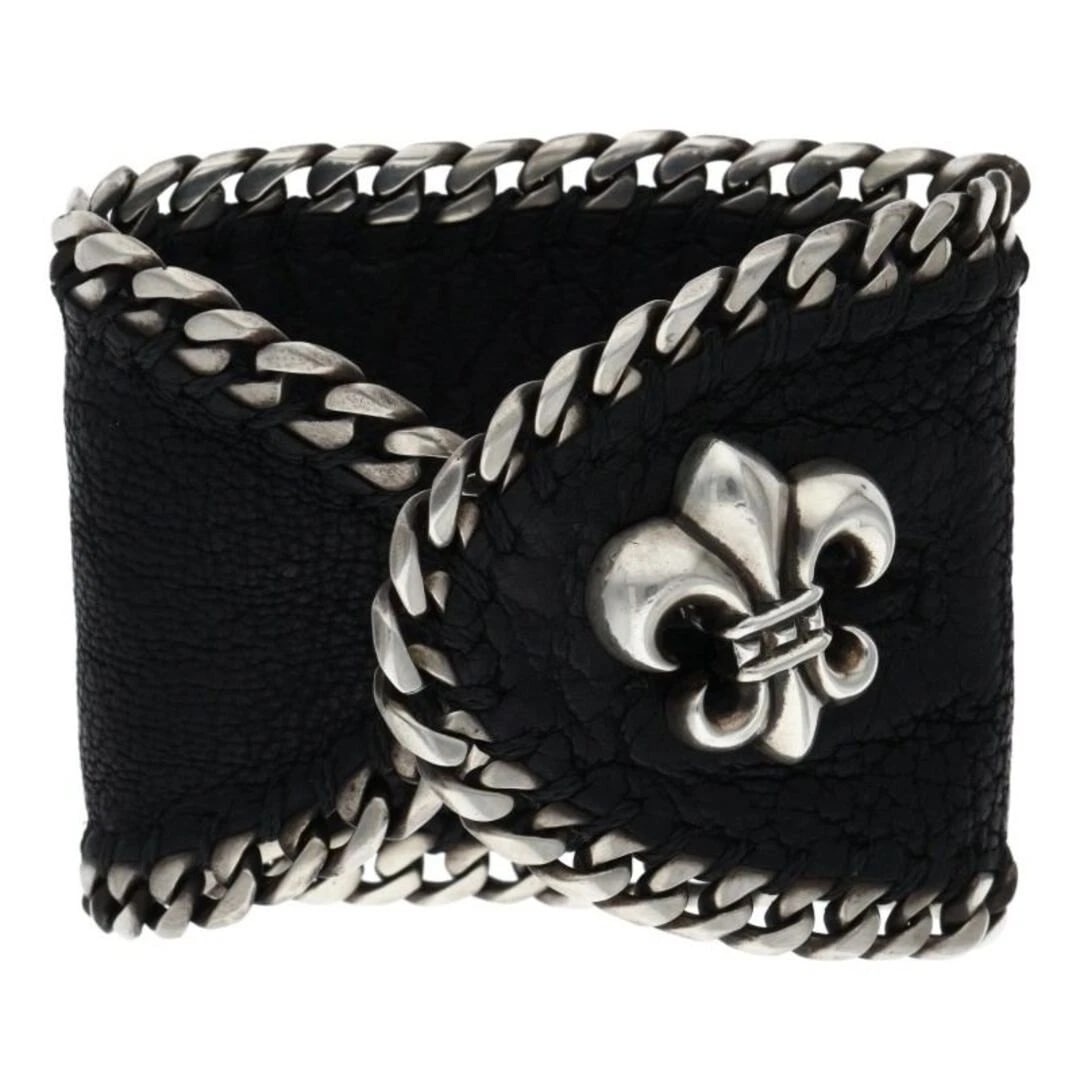 CHROME HEARTS FULL CHAIN LEATHER BRACELET (1 of 4)