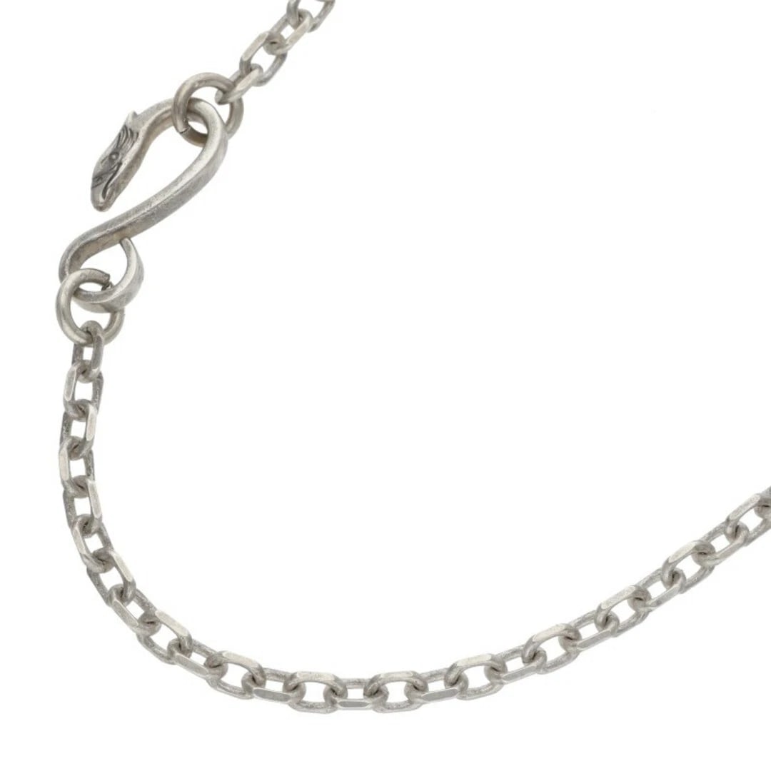 GOROSE TAPERED CHAIN NECKLACE: Gorose Tapered Chain Necklace Brand: goro's Type/Style: Necklace Material: 925 Silver Color: silver Size: total length 50.5cm Accessories: None Accessories Notice: When purchasing pre-owned goods,