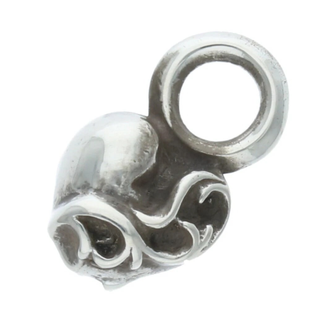 CHROME HEARTS STACK HEART CHARM SILVER NECKLACE TOP: Chrome Hearts STACK HEART Charm Silver Necklace Top Brand: Chrome Hearts Type/Style: Necklace Material: 925 Silver Color: silver Size: vertical 1.5cm Accessories: None Accessories Notice: When