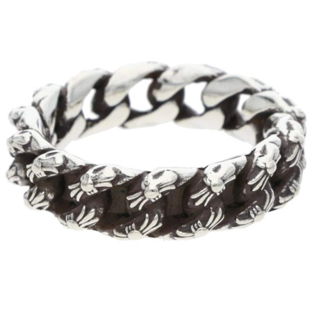 CHROME HEARTS SML EXTRA SMALL SILVER RING - 2