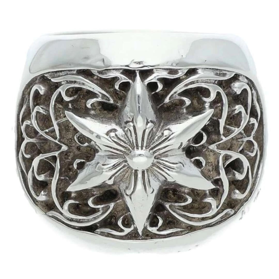 CHROME HEARTS CLSSC OVAL STAR CLASSIC SILVER RING: Chrome Hearts CLSSC OVAL STAR Classic Silver Ring Brand: Chrome Hearts Type/Style: Ring Material: 925 Silver Color: silver Size: 9.5 US Accessories: None Accessories Notice: When purchasing pre-owned