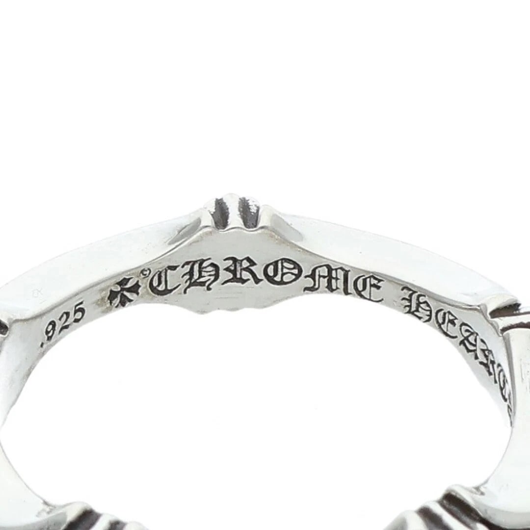 CHROME HEARTS PLUS AND BONE RING SILVER - 3