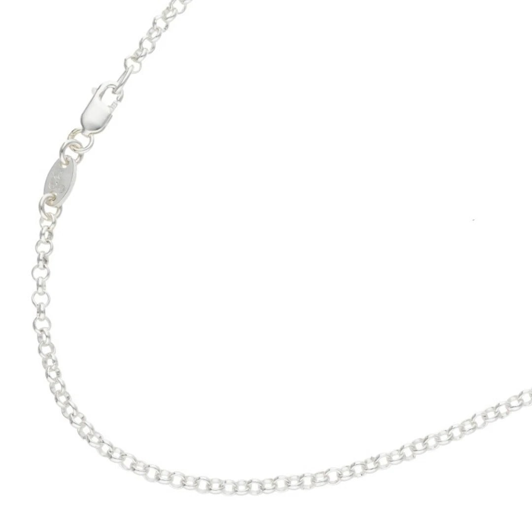 CHROME HEARTS NECKCHAIN ROLL CHAIN SILVER NECKLACE: Chrome Hearts Neckchain Roll Chain Silver Necklace Brand: Chrome Hearts Type/Style: Necklace Material: 925 Silver Color: silver Size: total length 46cm Accessories: None Accessories Notice: When