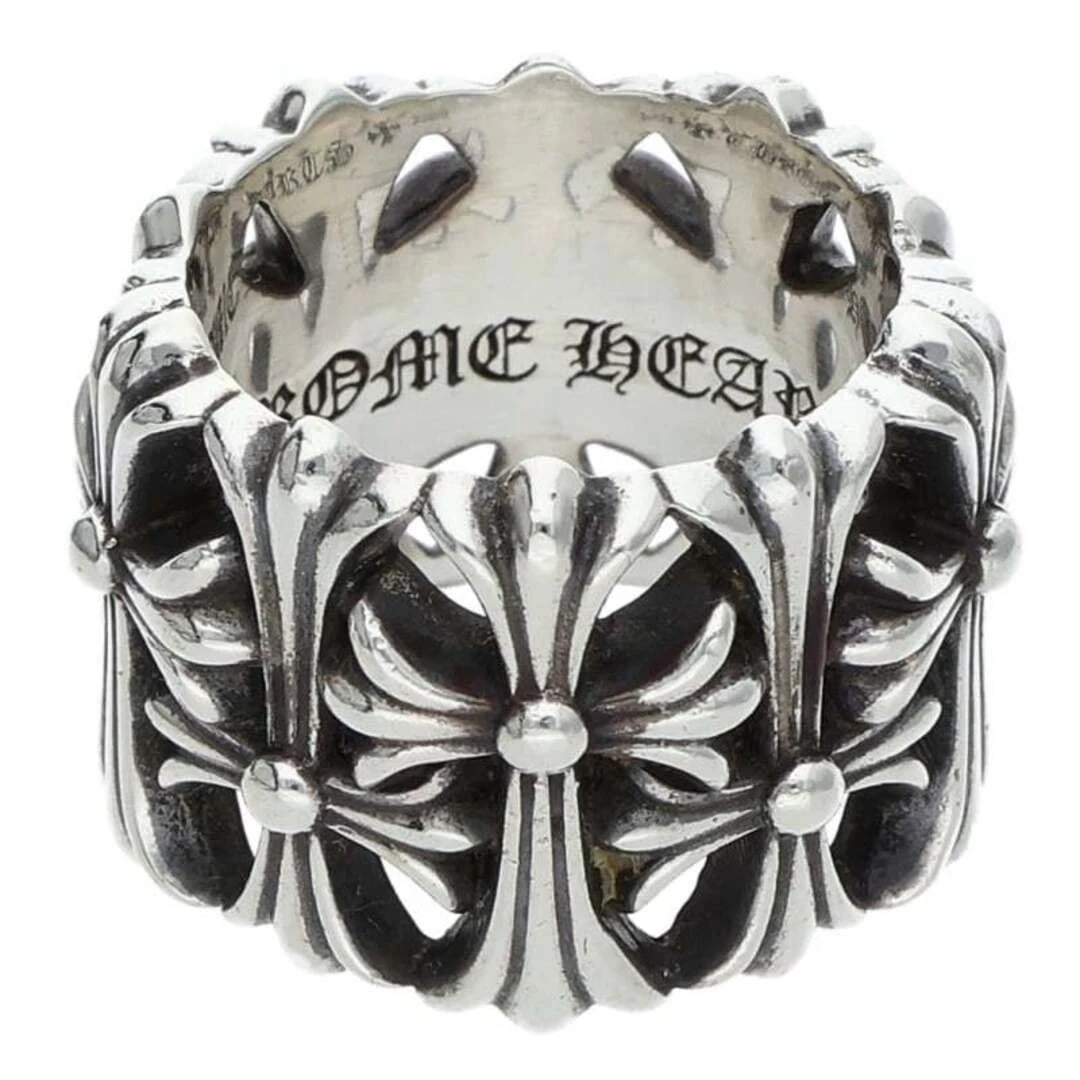 CHROME HEARTS CEMETERY SEMETERY CROSS SILVER RING: Chrome Hearts CEMETERY semetery Cross Silver Ring Brand: Chrome Hearts Type/Style: Ring Material: 925 Silver Color: silver Size: US Size 12 Accessories: None Accessories Notice: When purchasing