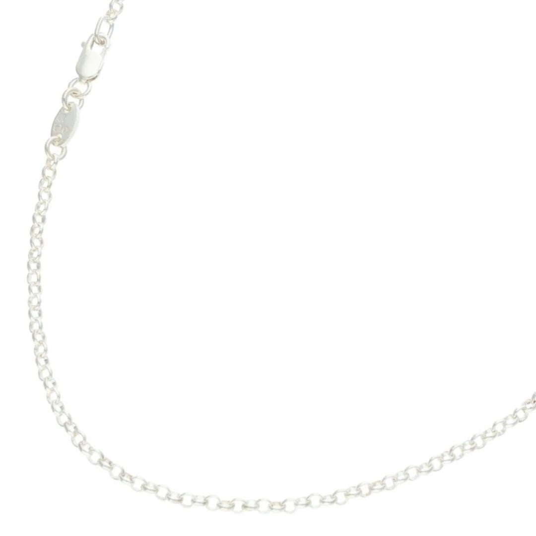 CHROME HEARTS NECKCHAIN R16 ROLL CHAIN SILVER NECKLACE: CHROME HEARTS NECKCHAIN R16 ROLL CHAIN SILVER NECKLACE Brand: Chrome Hearts Type/Style: Necklace Material: 925 Silver Color: silver Size: total length 41cm Accessories: None Accessories Notice: When