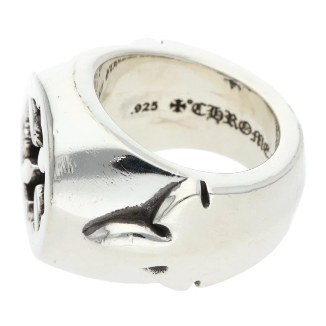 CHROME HEARTS OPEN PLS PLUS SILVER RING - 4