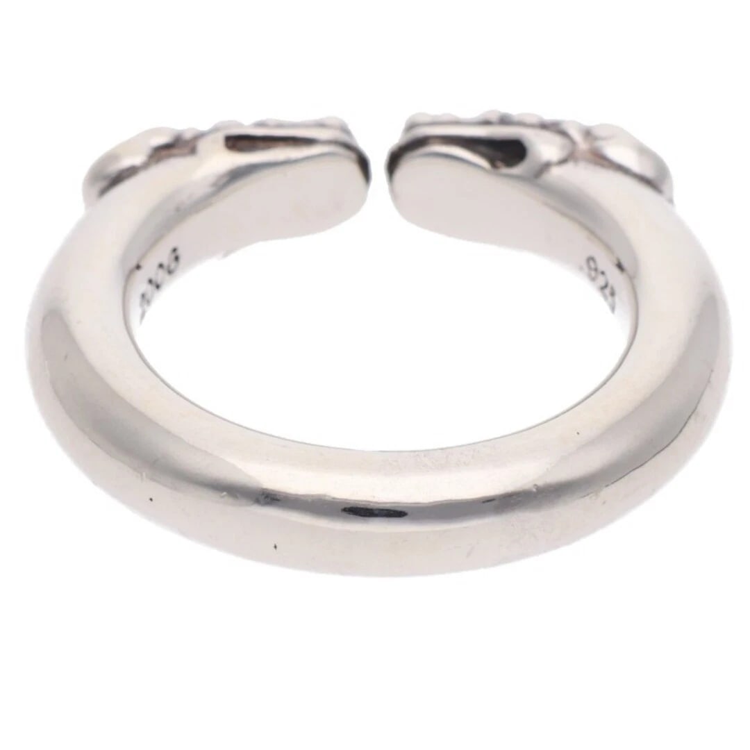 CHROME HEARTS DOUBLE DOG RING SILVER - 2