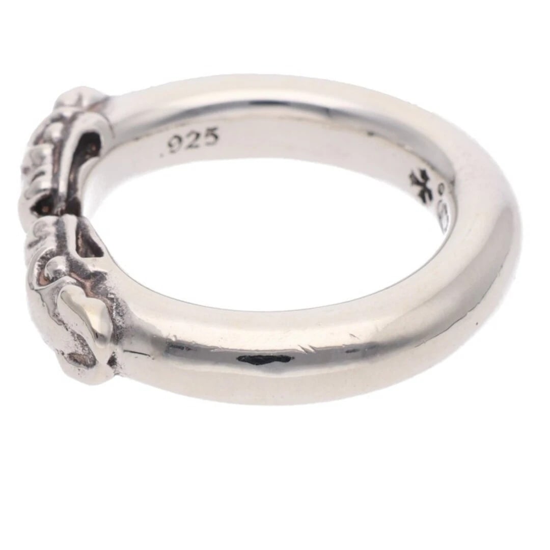 CHROME HEARTS DOUBLE DOG RING SILVER - 4