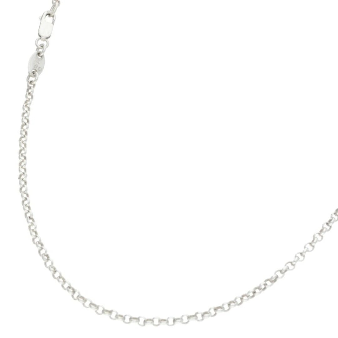 CHROME HEARTS NECKCHAIN: Chrome Hearts Neckchain Brand: Chrome Hearts Type/Style: Necklace Material: 925 Silver Color: silver Size: total length 46cm Accessories: None Accessories Notice: When purchasing pre-owned goods,