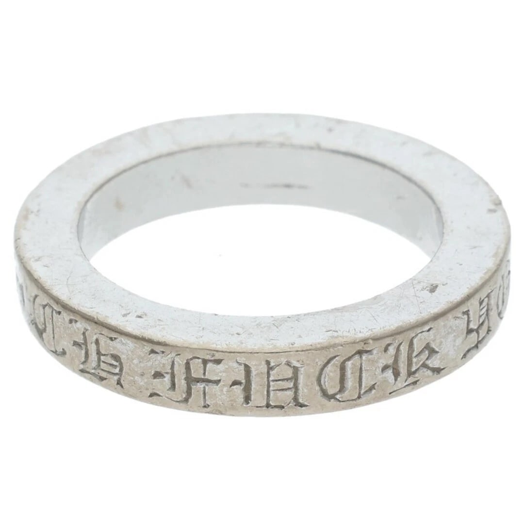 CHROME HEARTS SPACER WHITE GOLD RING: Chrome Hearts Spacer White Gold Ring Brand: Chrome Hearts Type/Style: Ring Material: 18k WG Color: WG Size: US Size 9 Accessories: None Accessories Notice: When purchasing pre-owned goods, please