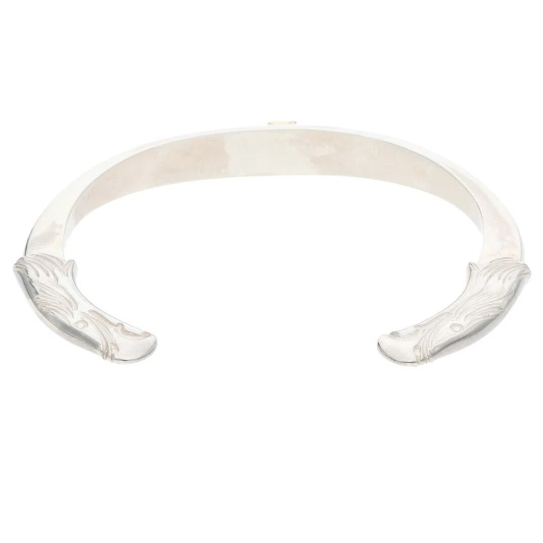 WASHIMITARO EAGLE FACE SILVER BANGLE MEN'S - 2