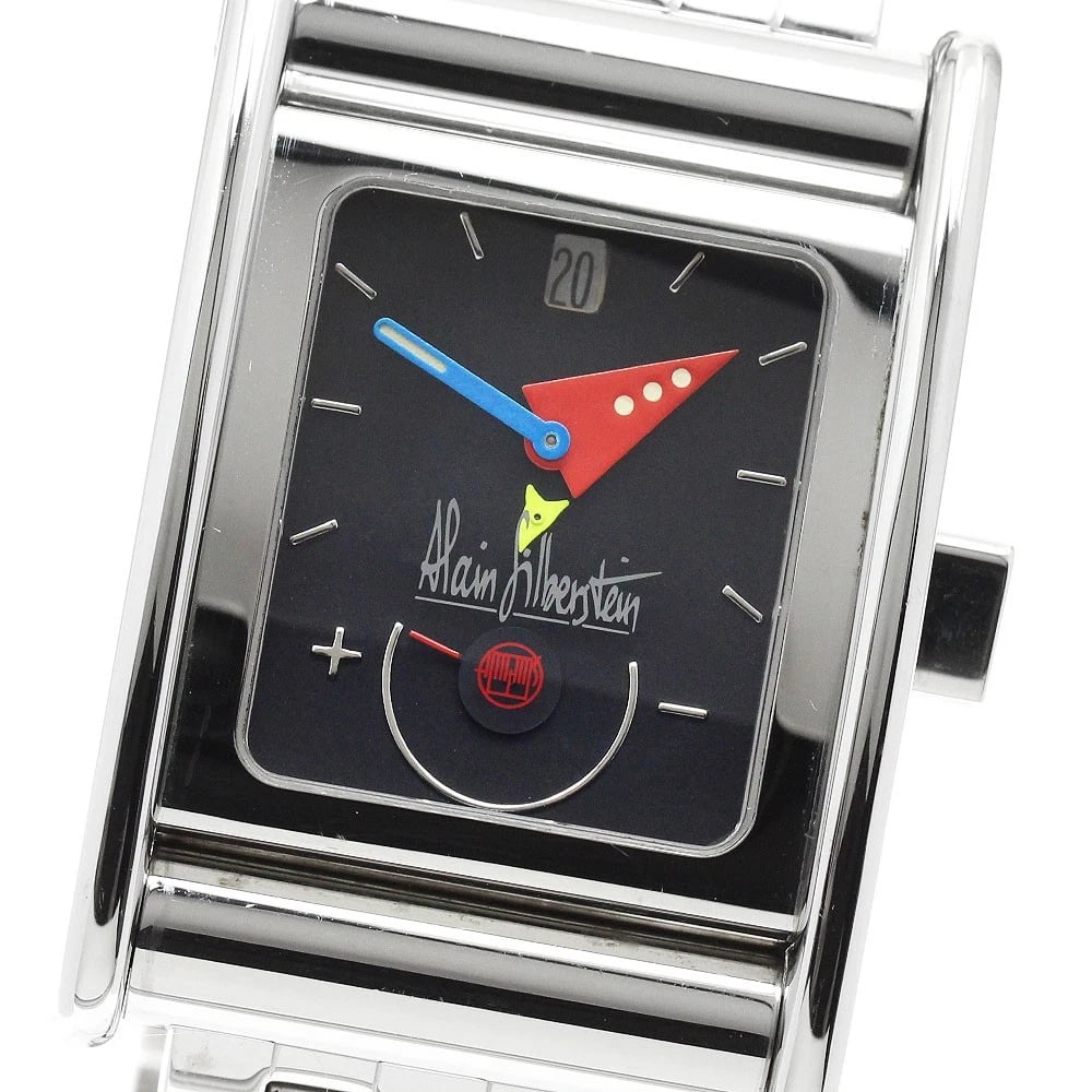 ALAIN SILBERSTEIN BORIDO DATE POWER RESERVE BLACK DIAL AUTOMATIC WATCH: Alain Silberstein Borido Date power reserve Black Dial Automatic Watch Brand: Alain Silberstein Type/Style: Wristwatch Material: Band Material Stainless Steel, Case Material Stainless Steel Color: