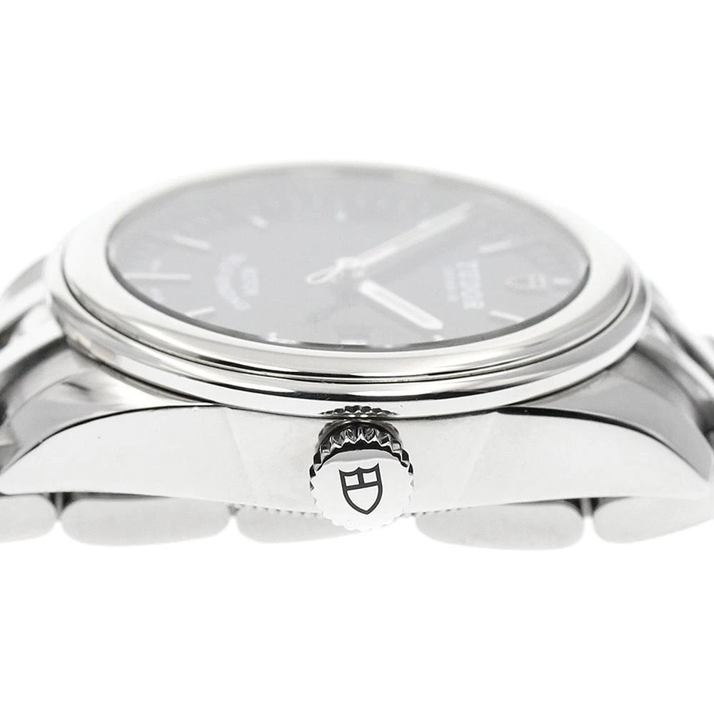 TUDOR GLAMOR DATE BLACK DIAL AUTOMATIC WATCH - 4
