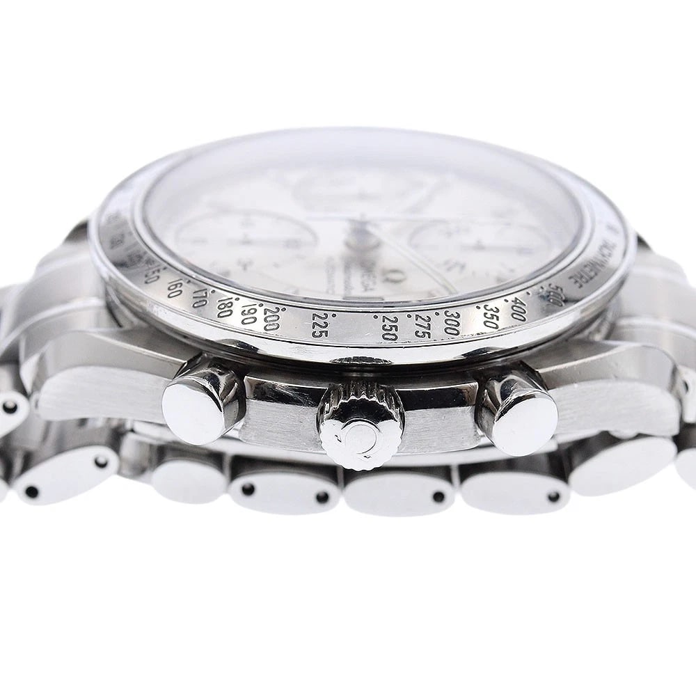 OMEGA SPEEDMASTER DATE CHRONOGRAPH SILVER DIAL AUTOMATIC WATCH - 3