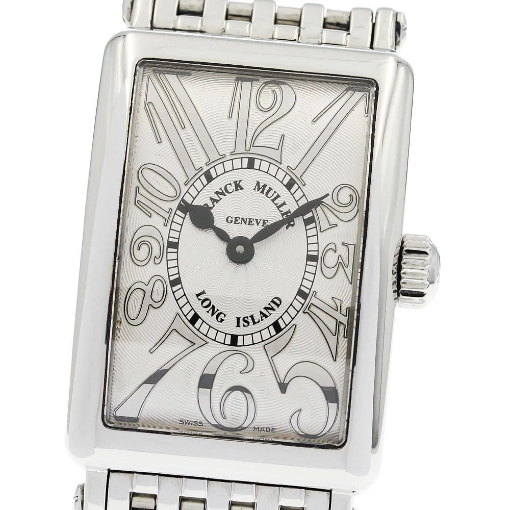 FRANCK MULLER LONG ISLAND SILVER DIAL QUARTZ WATCH (1 of 2)