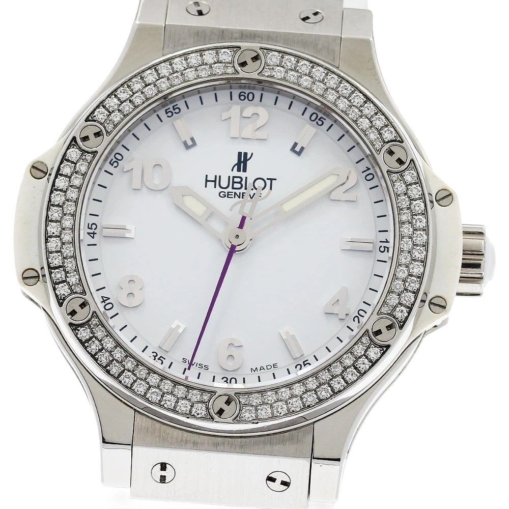 HUBLOT BIG BANG SMILEING CHILDREN WATCH: HUBLOT Big Bang Smileing Children Watch Brand: HUBLOT Type/Style: Wristwatch Material: Band Material rubber, Case Material Stainless Steel Color: Band Color white, Case Color Silver / White, Dial Colo