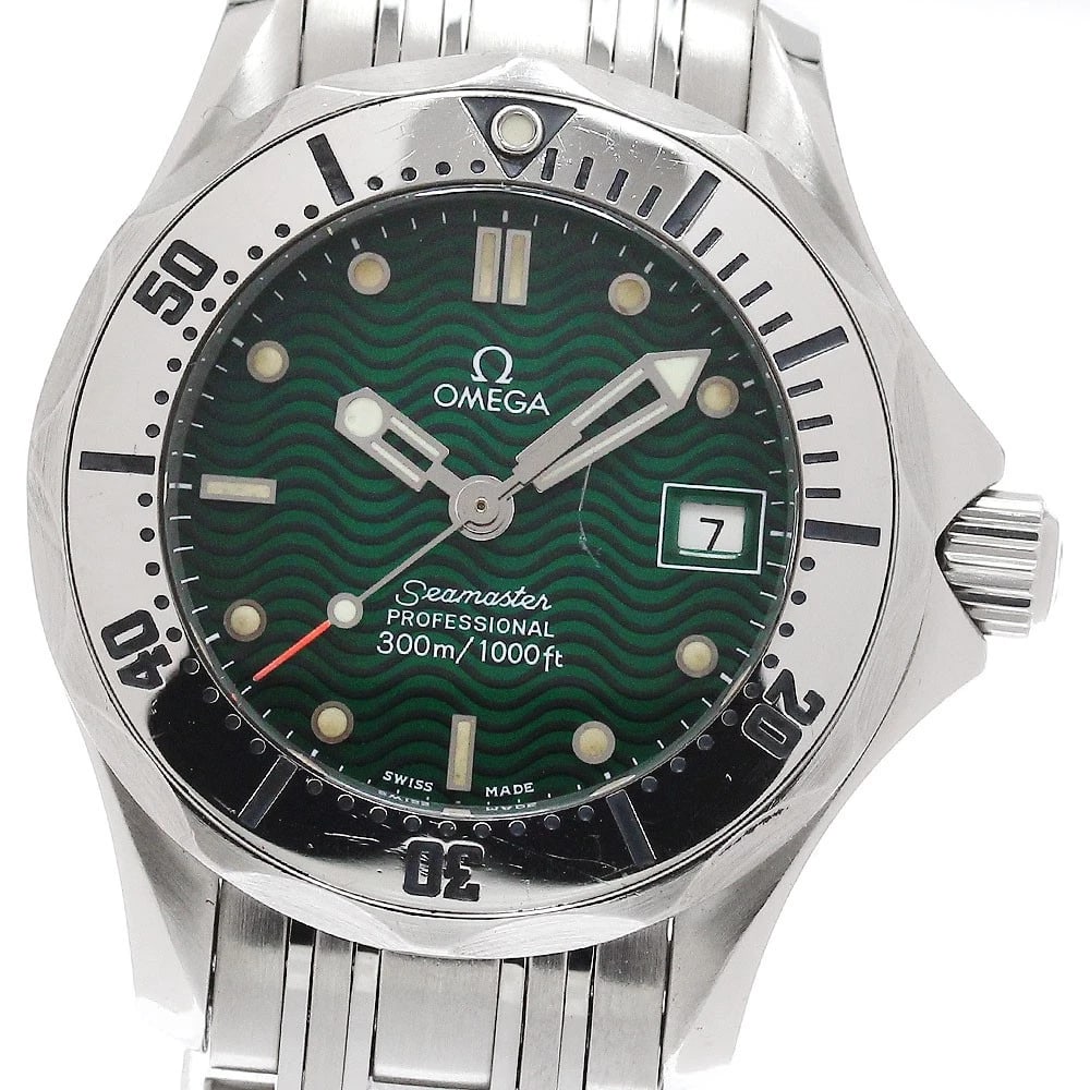 OMEGA SEAMASTER JACQUES MAYOL QUARTZ WATCH: OMEGA Seamaster Jacques Mayol Quartz Watch Brand: OMEGA Type/Style: Wristwatch Material: Band Material Stainless Steel, Case Material Stainless Steel Color: Band Color Silver, Case Color Silver, Dial