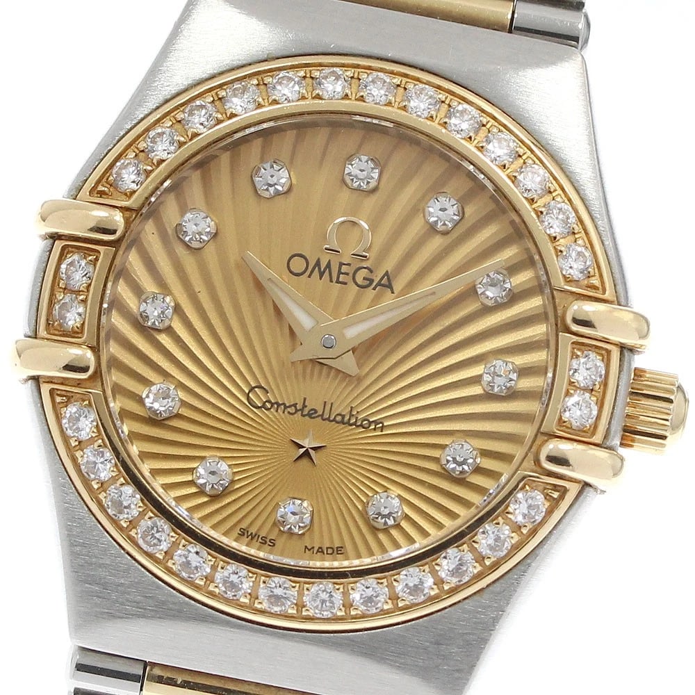 OMEGA CONSTELLATION QUARTZ WATCH: OMEGA Constellation Quartz Watch Brand: OMEGA Type/Style: Wristwatch Material: Band Material Stainless Steel/YG, Case Material Stainless Steel/YG Color: Band Color Silver / Gold, Case Color Silver / G