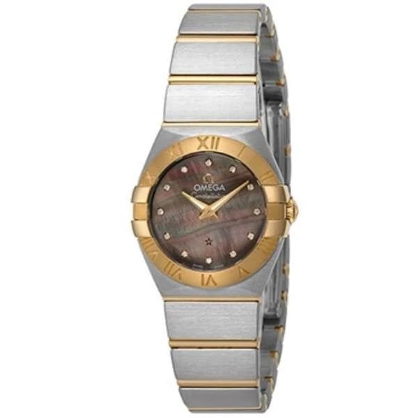 OMEGA CONSTELLATION TAHITI WATCH: OMEGA Constellation Tahiti WATCH Brand: OMEGA Type/Style: Wristwatch Material: Case Material 18K yellow gold/stainless steel Color: Dial color Gray pearl Size: Case diameter: Approx. 24mm (excluding