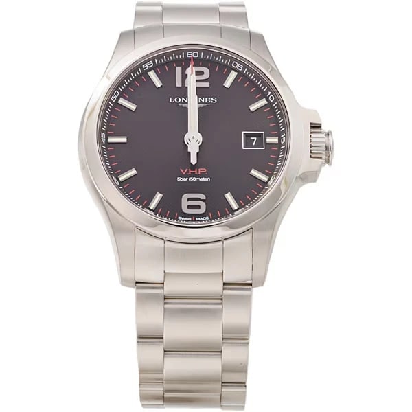 LONGINES METAL BELT WATCH: Longines Metal Belt Watch Brand: Longines Type/Style: Wristwatch Material: Case Material Stainless steel Color: Dial color Black Size: Case size: Approx. 43mm (excluding crown) Wrist size: Approx. 12