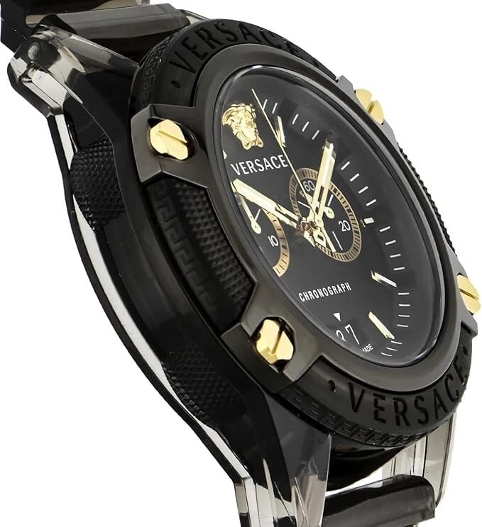 VERSACE WATCH ICON ACTIVE BLACK WATCH - 2