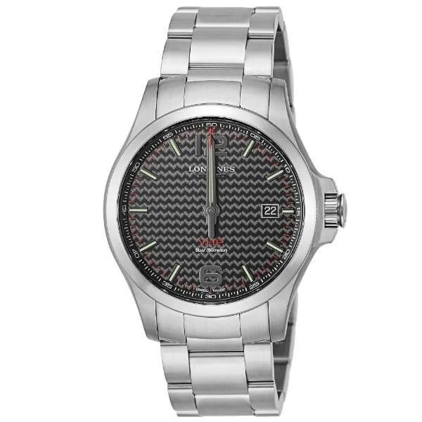 LONGINES CONQUEST V.H.P. BLACK WATCH: LONGINES Conquest V.H.P. Black Watch Brand: Longines Type/Style: Wristwatch Material: Case Material Stainless steel Color: Dial color Black Size: Case size: Approx. 43mm (excluding crown) Wrist size: