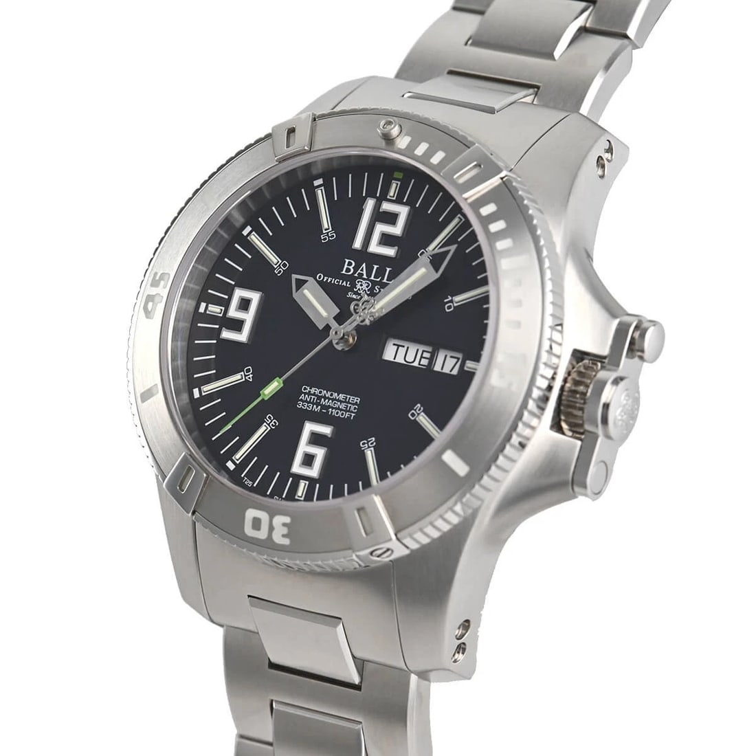 BALL WATCH ENGINEER HYDROCARBON SPACEMASTER WATCH: Ball Watch Engineer Hydrocarbon Spacemaster Watch Brand: BALL Type/Style: Wristwatch Material: Case Material Main Material: Stainless Steel Color: Black Size: Case Size: 41.5mm Case Thickness: 16.5mm