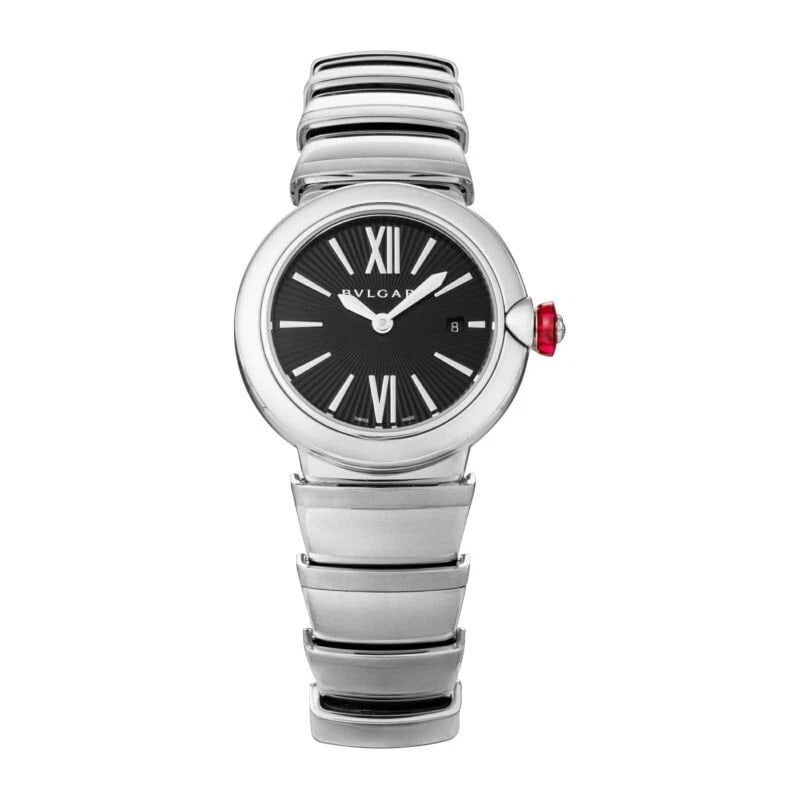 BVLGARI BULGARI LUCEA WATCH: BVLGARI Bulgari Lucea Watch Brand: Bvlgari Type/Style: Wristwatch Material: Case Material Stainless steel Color: Black Size: Case diameter: 28 x 28 x 7 (mm) Accessories: None Accessories Notice: When