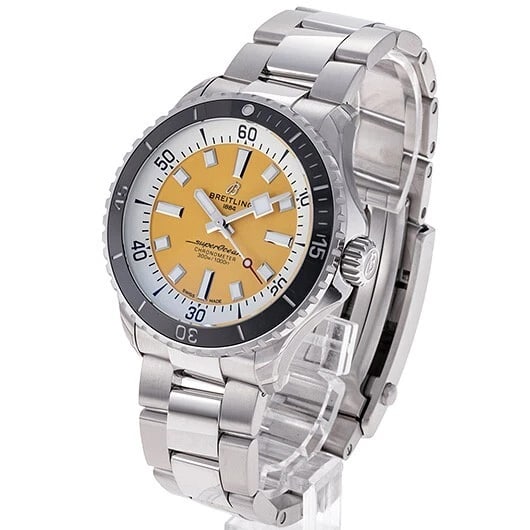 BREITLING SUPEROCEAN AUTOMATIC 42 YELLOW WATCH - 2