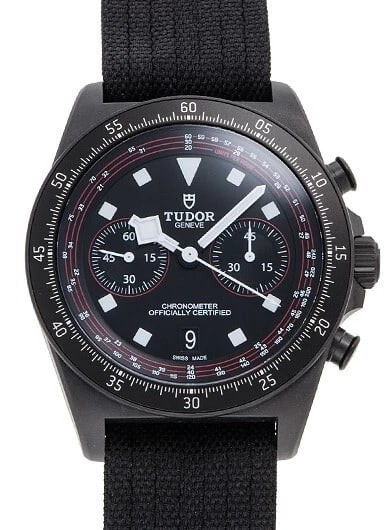 TUDOR PELAGOS FXD CHRONO CYCLING BLACK WATCH: Tudor Pelagos FXD Chrono Cycling Black Watch Brand: TUDOR Type/Style: Wristwatch Material: Case Material CA (carbon) Color: Color Black Dial Size: Case diameter 43mm Accessories: None Acce