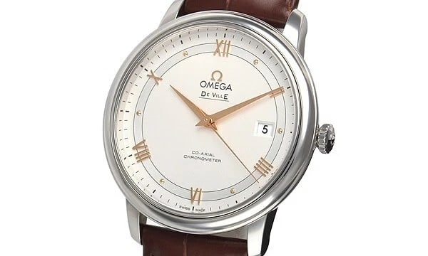 OMEGA DE VILLE PRESTIGE CO-AXIAL WATCH: Omega De Ville Prestige Co-Axial Watch Brand: OMEGA Type/Style: Wristwatch Material: Case Material Material (main) stainless steel Color: silver Size: Case size 39.5mm Accessories: None Accessories