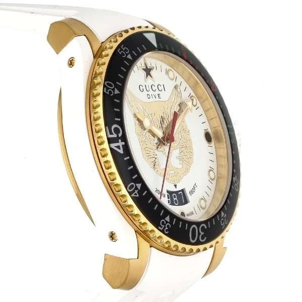 GUCCI DIVE WHITE WATCH - 2