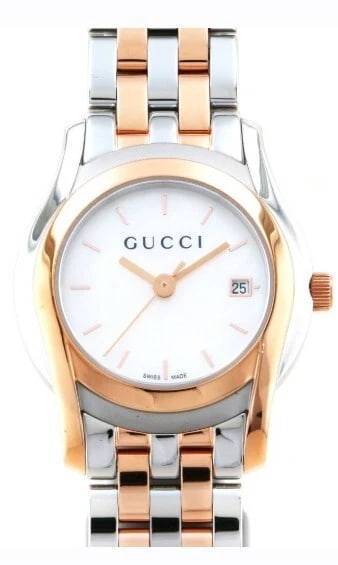 GUCCI G-CLASS WATCH: GUCCI G-Class Watch Brand: Gucci Type/Style: Wristwatch Material: Case Material Material Stainless steel Stainless steel (PVD processing) Color: Dial color White Size: Case size Approximately 27.0mm