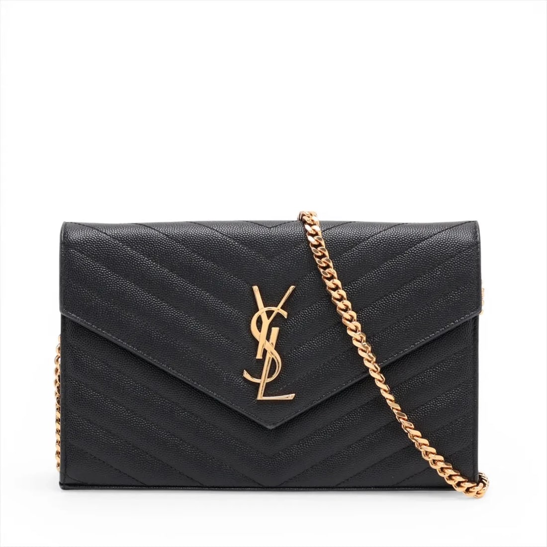 SAINT LAURENT PARIS WALLET BLACK: Saint Laurent Paris Wallet Black Brand: Saint Laurent Paris Type/Style: Shoulder Bag Material: Leather Color: Black Size: Height:5.7inchLength:8.9inchDepth:1.2inch Accessories: None Accessories