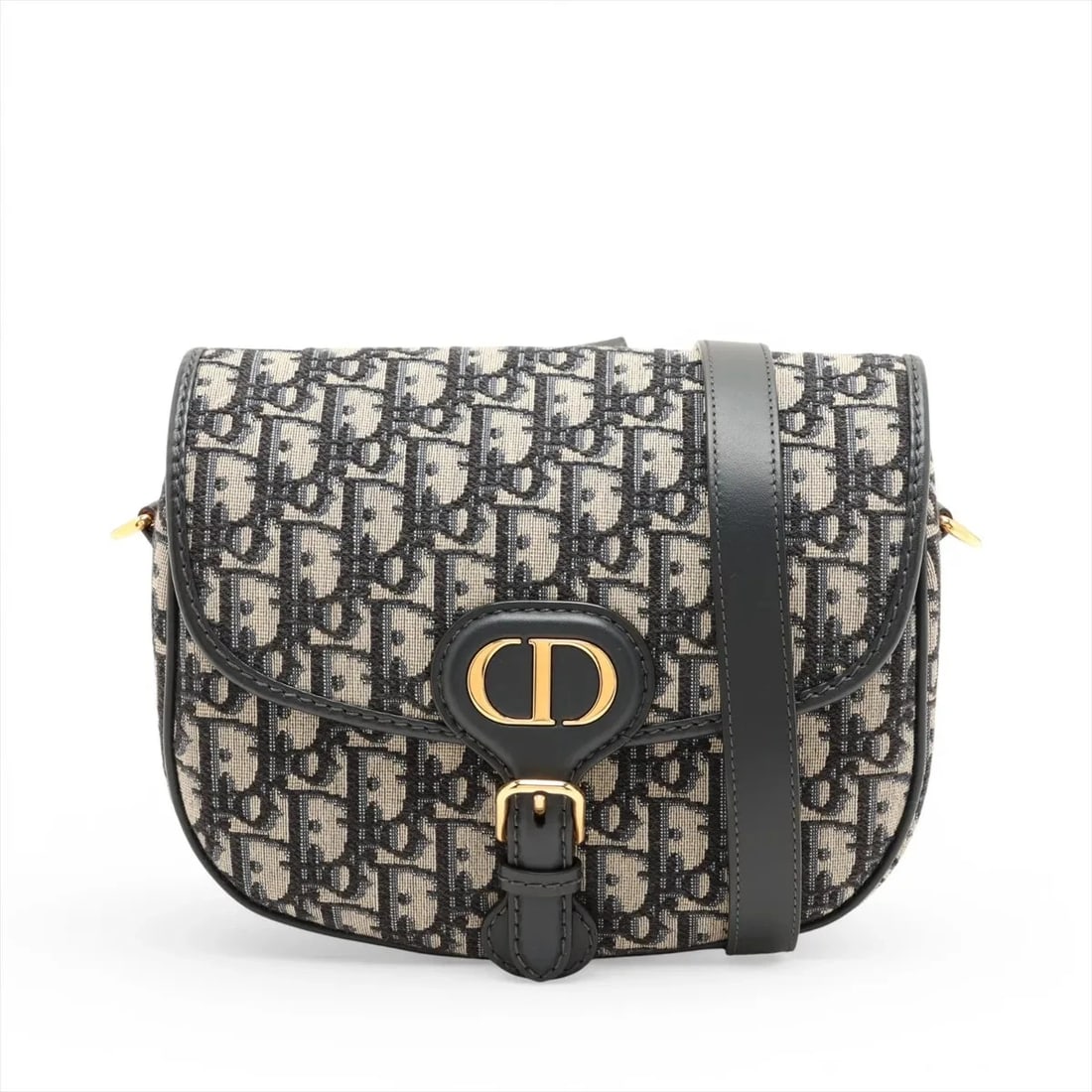 CHRISTIAN DIOR OBLIQUE SHOULDER BAG: Christian Dior Oblique Shoulder bag Brand: Christian Dior Type/Style: Shoulder Bag Material: Canvas & Leather Color: Navy Blue Size: Height:6.9inchLength:8.9inchDepth:2.8inch Accessories: None