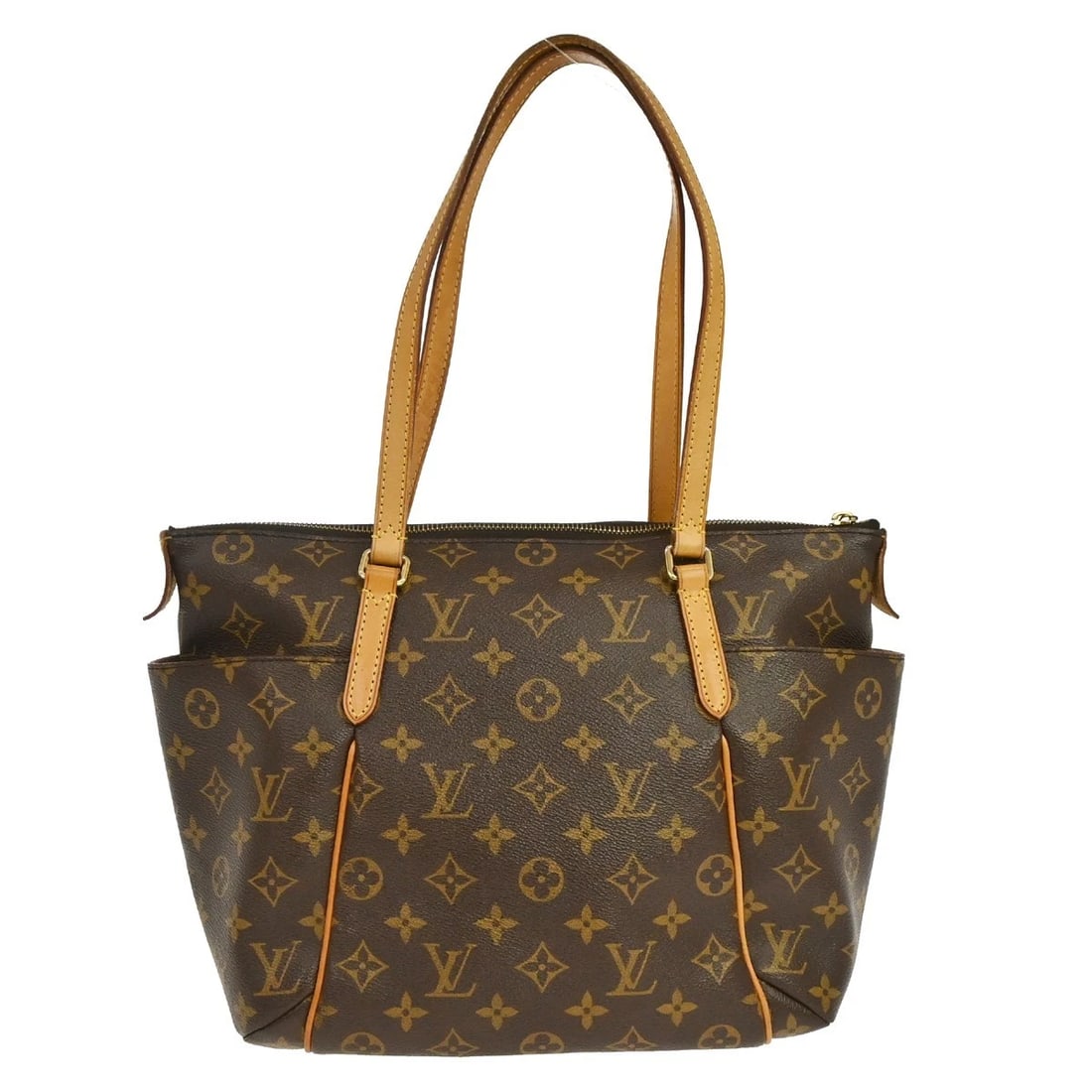LOUIS VUITTON MONOGRAM TOTALLY PM TOTE HANDBAG: Louis Vuitton Monogram Totally PM Tote Handbag Brand: Louis Vuitton Type/Style: Tote Material: Monogram Canvas, Leather Color: Brown Size: W 11.0 x H 9.4 x D 5.5inch Accessories: None Accessories