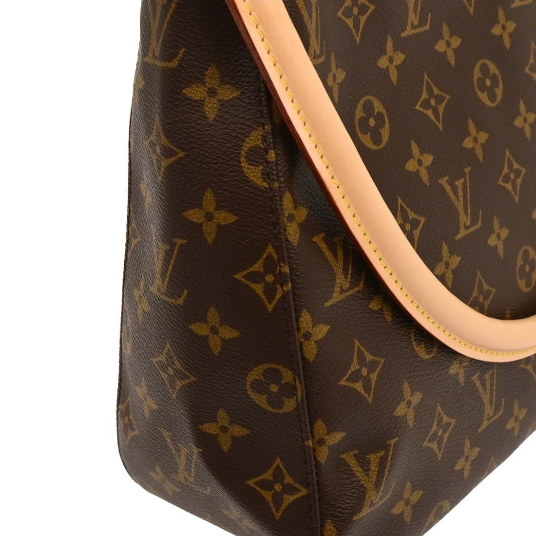 LOUIS VUITTON MONOGRAM LOOPING GM HANDBAG - 4