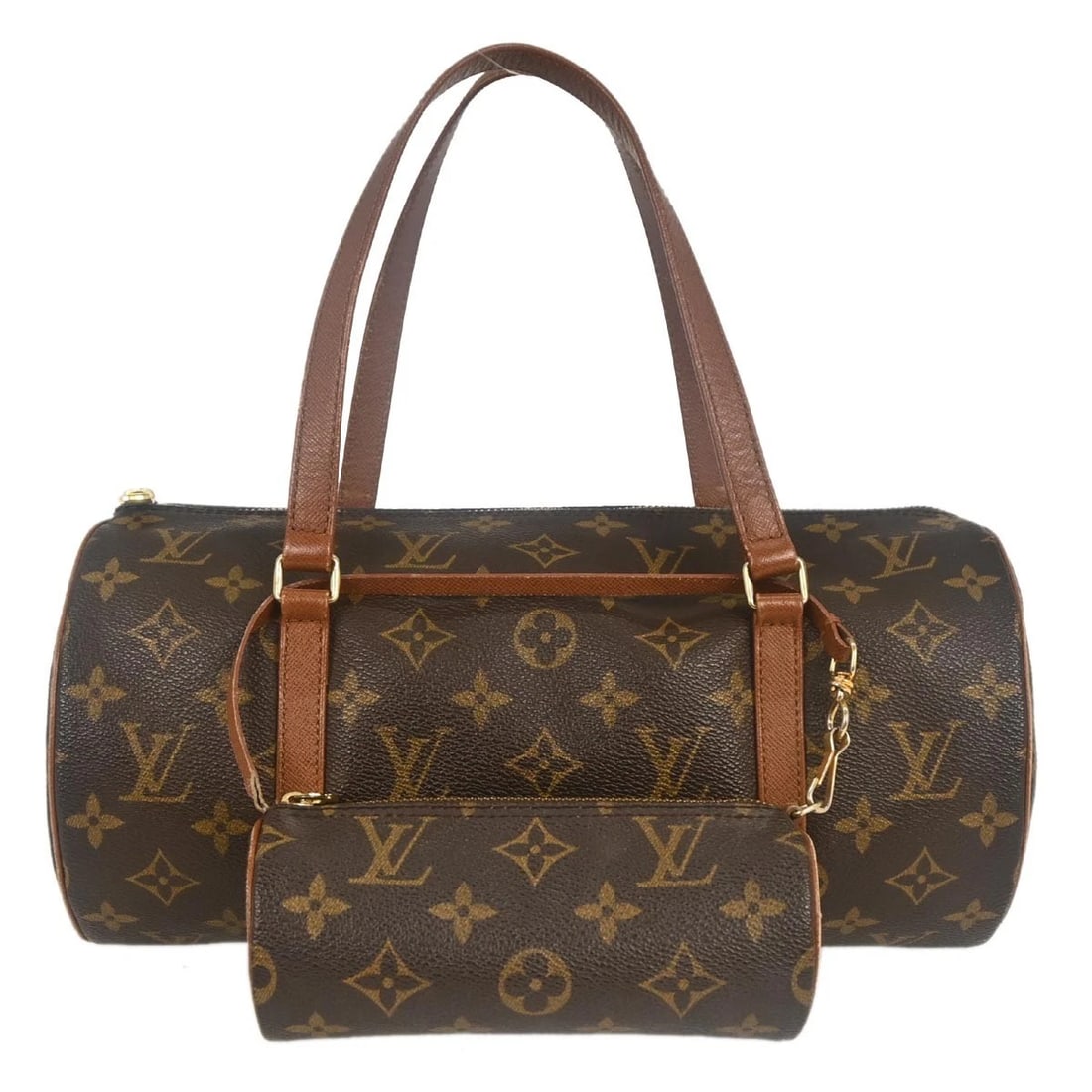 LOUIS VUITTON MONOGRAM PAPILLON 30 HANDBAG: Louis Vuitton Monogram Papillon 30 Handbag Brand: Louis Vuitton Type/Style: Handbag Material: Monogram canvas, Leather Color: Brown Size: W 12.2 x H 5.9 x D 5.9inch Accessories: None Accessories