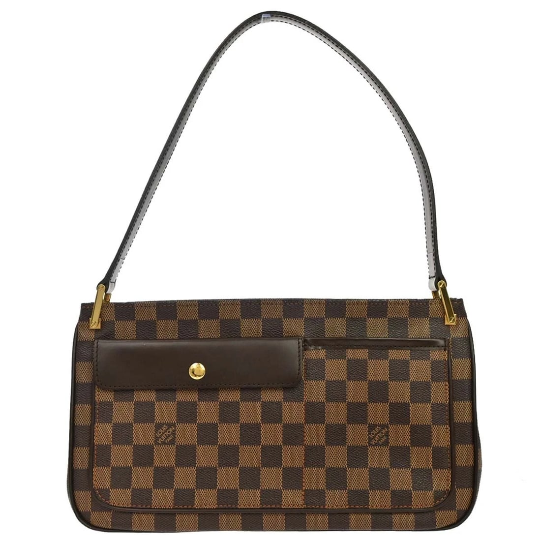 LOUIS VUITTON DAMIER AUBAGNE HANDBAG: Louis Vuitton Damier Aubagne Handbag Brand: Louis Vuitton Type/Style: Shoulder Bag Material: Damier Canvas, Leather Color: EbenexBrown Size: W 12.2 x H 7.1 x D 3.1inch Accessories: None Ac