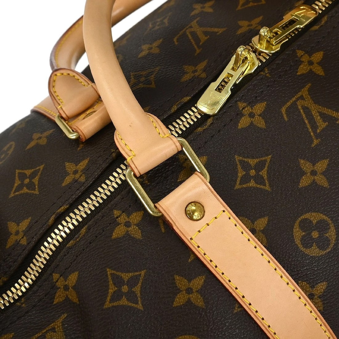 LOUIS VUITTON MONOGRAM KEEPALL 60 DUFFLE BAG - 6