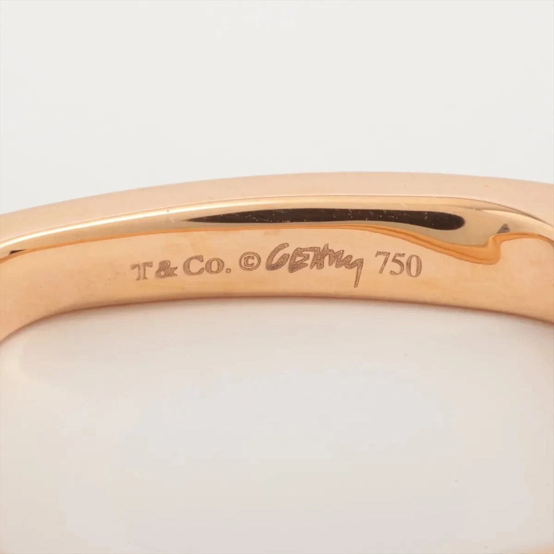 TIFFANY TORQUE NARRROW RING 750(PG) - 3