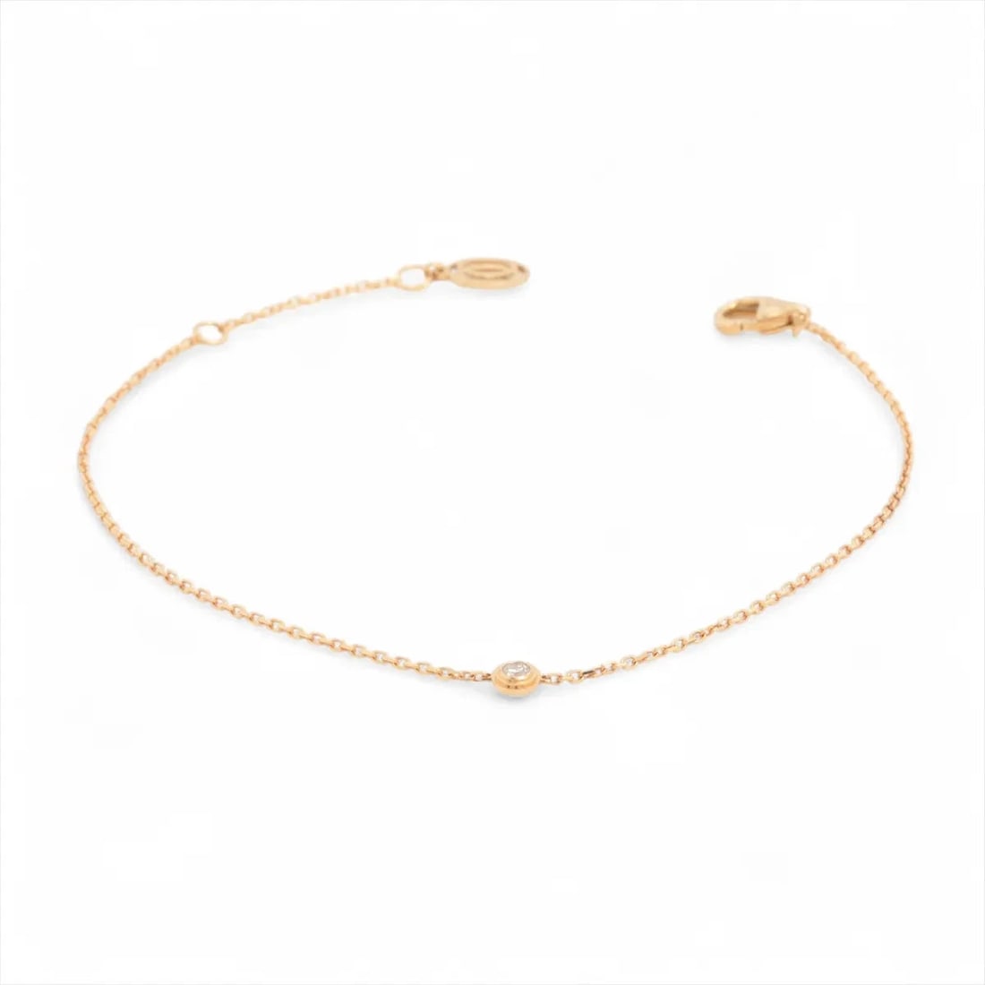CARTIER D'AMOUR DIAMOND BRACELET 750(YG): Cartier D'amour diamond Bracelet 750(YG) Brand: Cartier Type/Style: Bracelet Material: 750(YG) Color: Yellow Gold Size: Bracelet length:18.7cm Accessories: None Accessories Notice: When purchasing