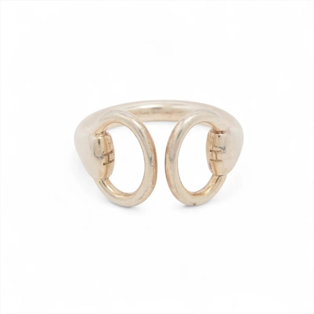 HERMES NAUSICAA RING 925 SILVER: Hermes Nausicaa Ring 925 Silver Brand: Hermes Type/Style: Ring Material: 925 Color: Silver Size: 5.25 US Accessories: None Accessories Notice: When purchasing pre-owned goods, please refer to the