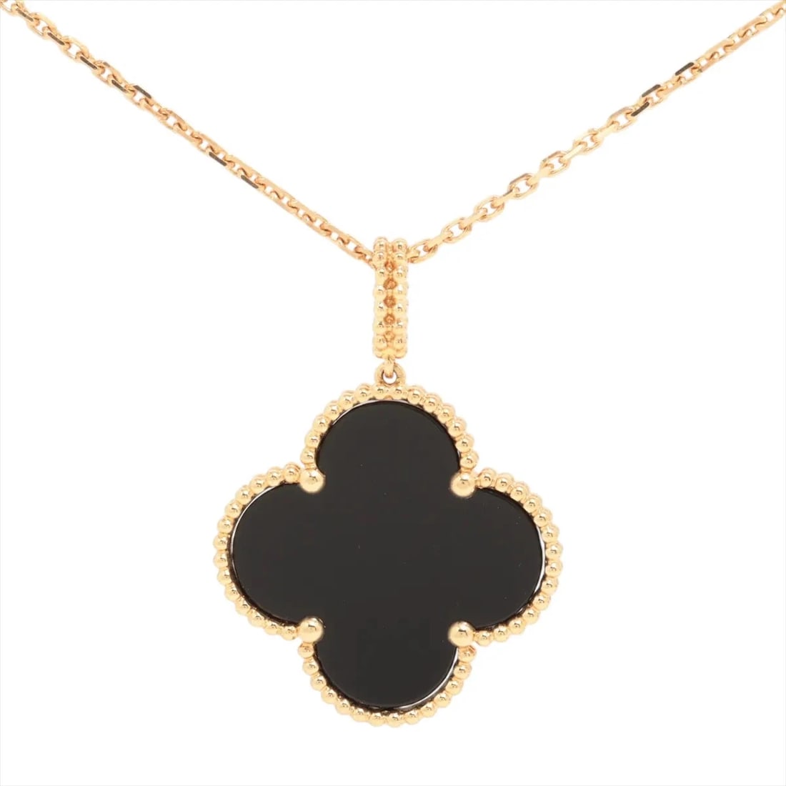 VAN CLEEF & ARPELS MAGIC ALHAMBRA NECKLACE 750(YG)