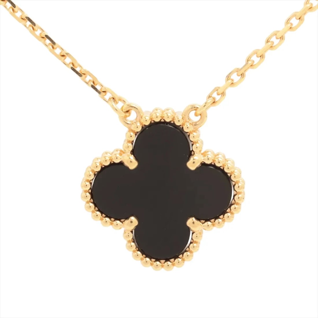 VAN CLEEF & ARPELS NECKLACE 750(YG): Van Cleef & Arpels Necklace 750(YG) Brand: Van Cleef & Arpels Type/Style: Necklace Material: 750(YG) Color: Yellow Gold Size: Chain length:42cm Accessories: None Accessories Notice: When p
