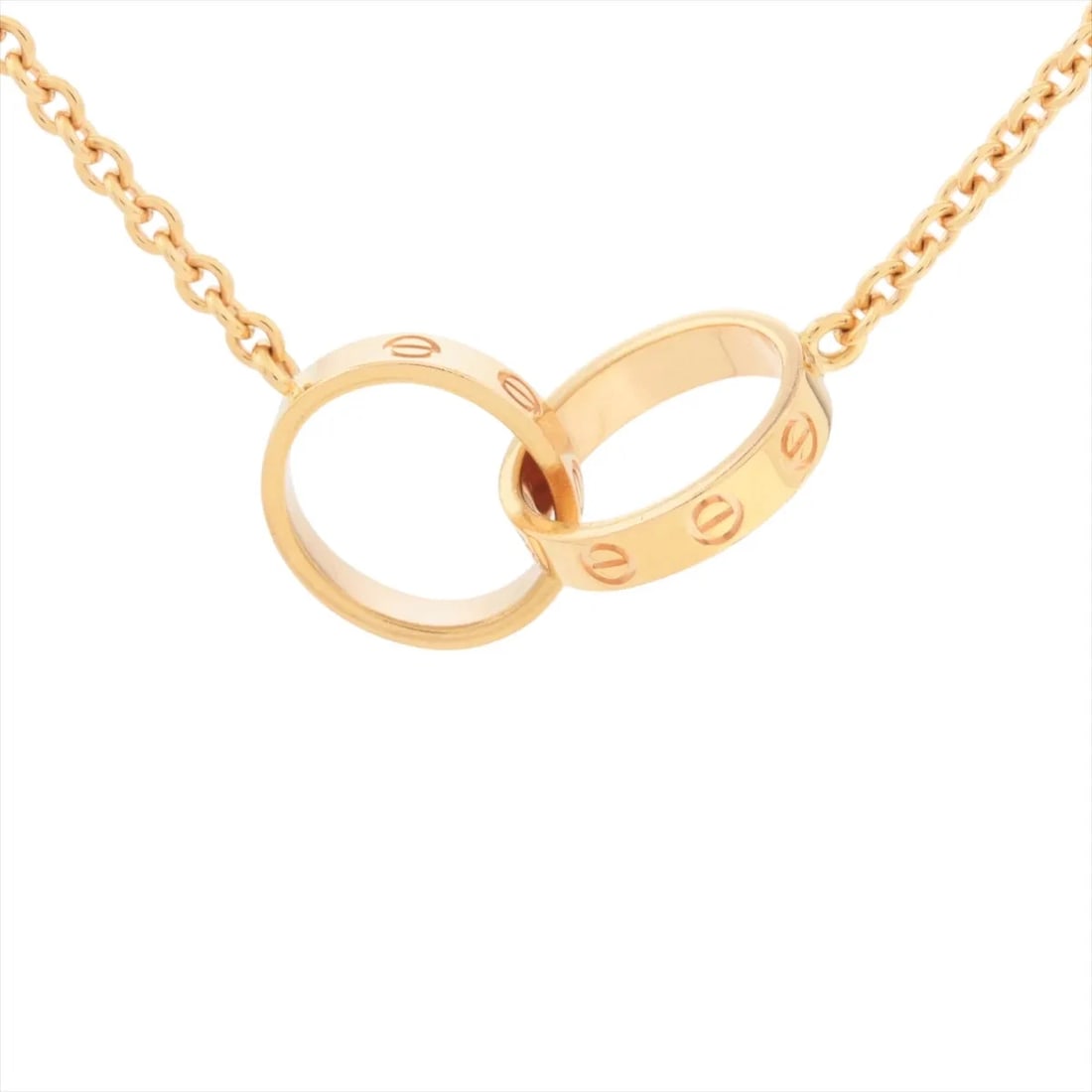 CARTIER BABY LOVE NECKLACE 750(PG): Cartier Baby Love Necklace 750(PG) Brand: Cartier Type/Style: Necklace Material: 750(PG) Color: PG Size: Chain length:44cm Accessories: None Accessories Notice: When purchasing pre-owned g