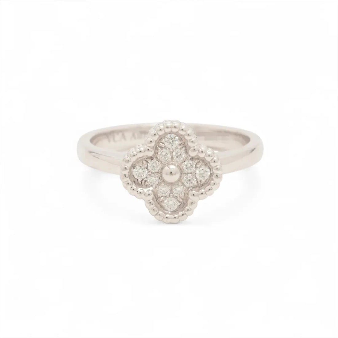 VAN CLEEF & ARPELS DIAMOND RING 750(WG): Van Cleef & Arpels diamond Ring 750(WG) Brand: Van Cleef & Arpels Type/Style: Ring Material: 750(WG) Color: White Gold Size: 3.75 - 4 US Accessories: None Accessories Notice: When purchasi