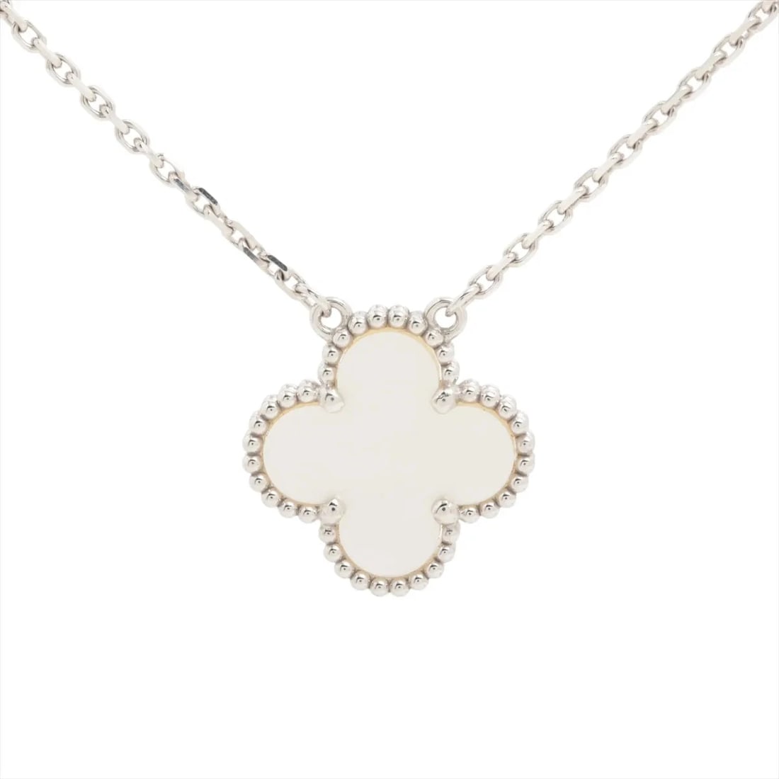 VAN CLEEF & ARPELS NECKLACE 750(WG)